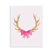 Stupell Industries Bow On Deer Antlers Wall Plaque Art Design by Lucille Price